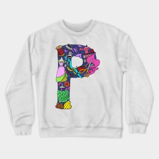 P is for Pat Crewneck Sweatshirt